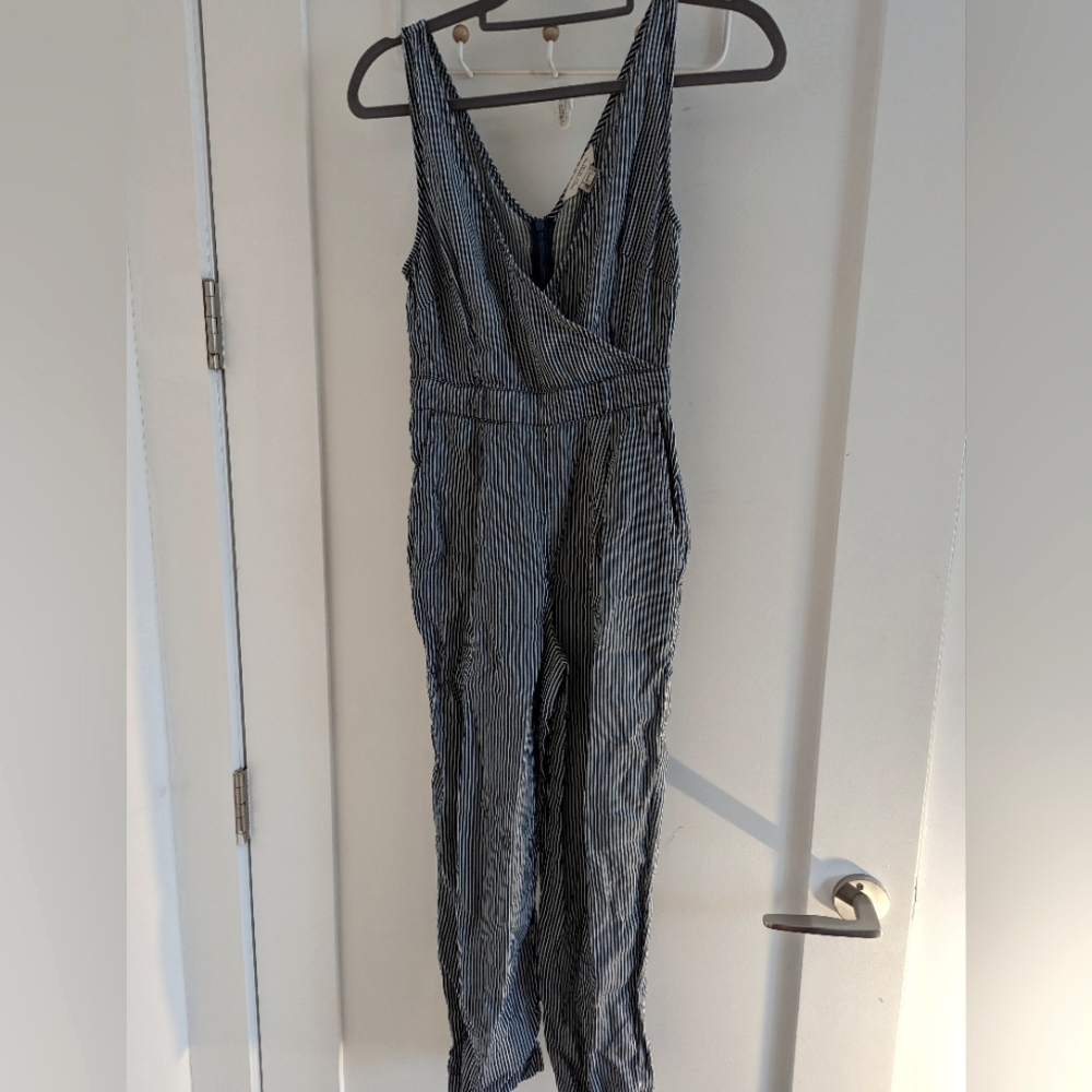 French Connection striped jumpsuit